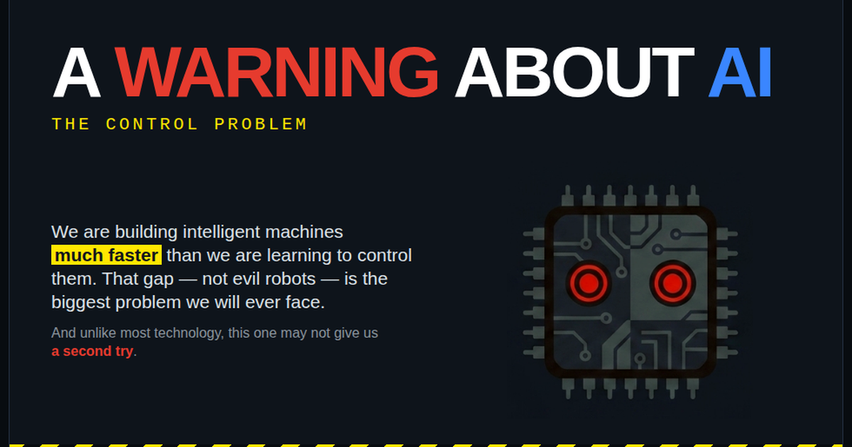 A Warning About AI